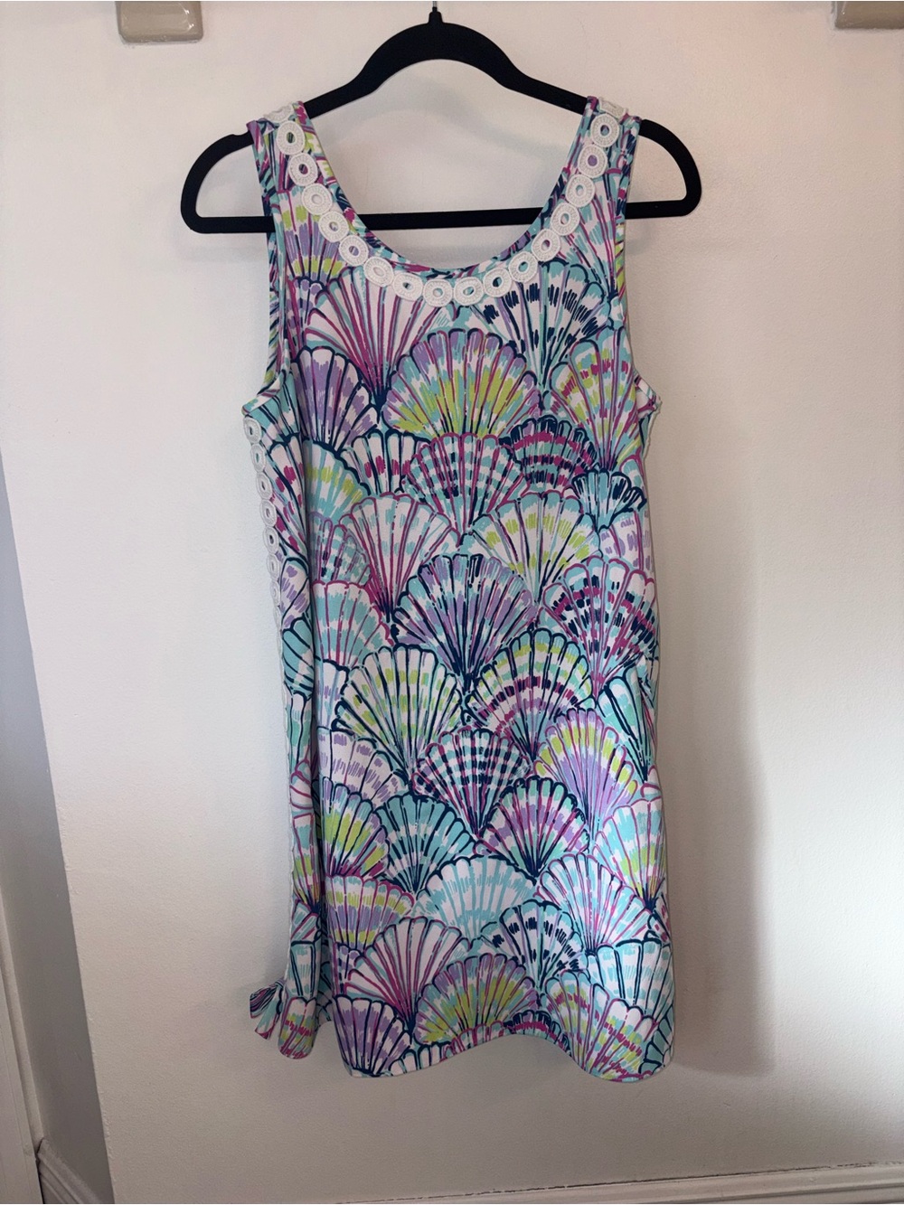 Lilly Pulitzer Pastel Shell-Print Mini Dress in print “Oh Shello”
